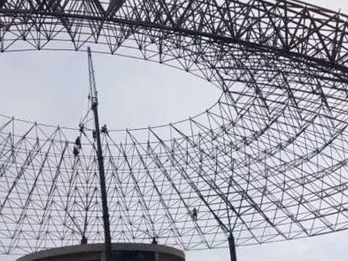 江门篮球馆球形网架厂家价格