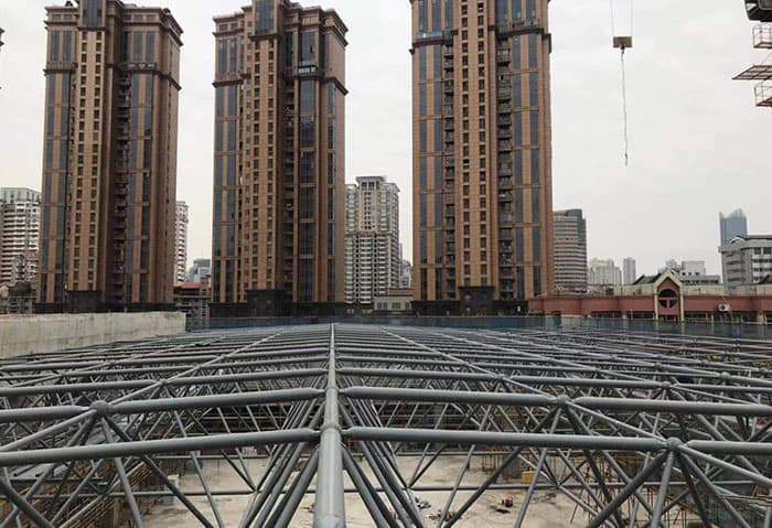 江门螺栓球网架结构
